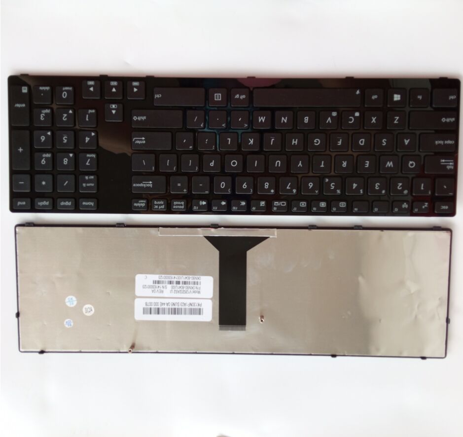Picture of New Replacement Laptop Keyboard For ASUS K95 BLACK FRAME BLACK US Layout